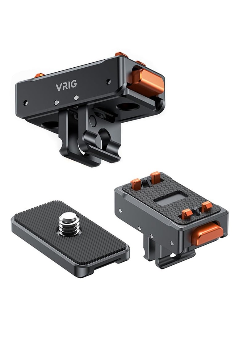 Excefore For Insta360 Ace Pro/Ace Magnetic Quick Release Adapter Tripod Adapter Mount with 1/4" Extension Bracket, Magnetic Sets - Image 1