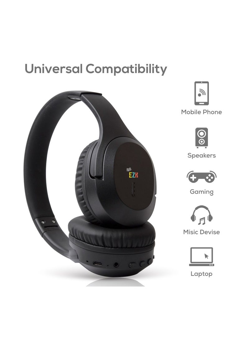 Eazy Kids Eazy Kids Bluetooth 5.4 Wireless Headset - Black  - Image 3