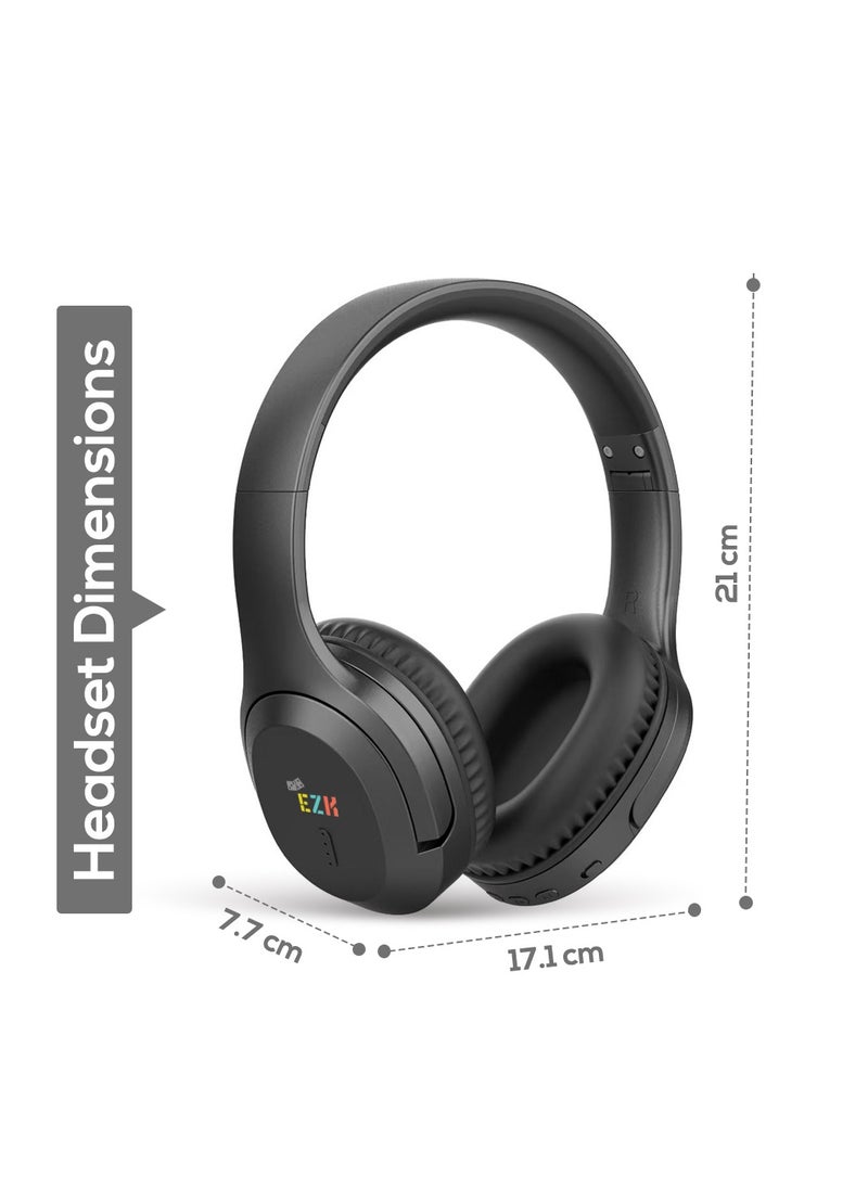 Eazy Kids - Eazy Kids Bluetooth 5.4 Wireless Headset - Black - Image 1