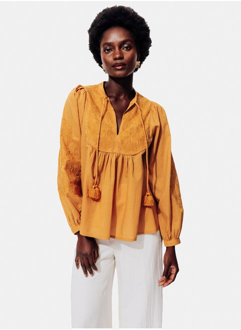 Embroidered blouse