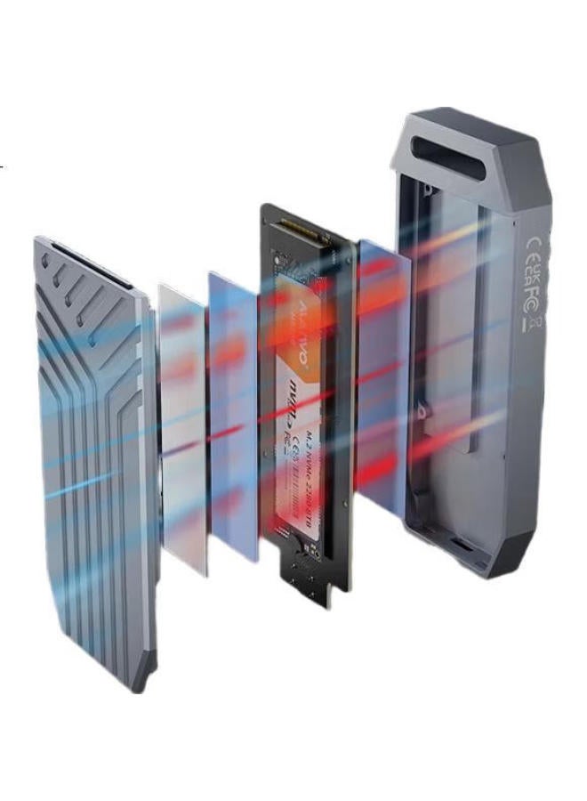 MAIWO مايو ثندربولت 4/يو إس بي 4 حاوية القرص الصلب، حاوية SSD M.2 NVMe، حاوية القرص الصلب بسرعة 40 جيجابت في الثانية، حاوية SSD خارجية، حاوية القرص الصلب الخارجية بالكامل من الألمنيوم لأجهزة أبل ماك، K1695 - Image 3