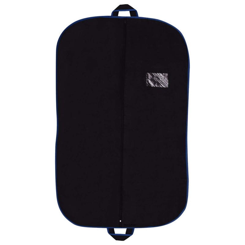 Glitter Collection (TM) Men's Coat Blazer cover Pack of 1 Foldover Breathable Garment Bag with Handles and Gusset - Black PBCOT-001 - Image 4