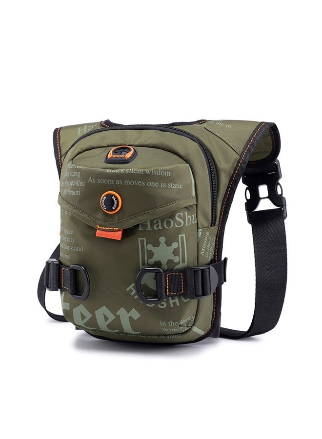 DUNISO Multifunction Motorcycle Drop Leg Bag For Men and Women Panel Utility Waist Bag  Leather Waist PackFor Cycling Hiking Travelling Pouch Pack Waistpack For Outdoor Sports  - Image 3