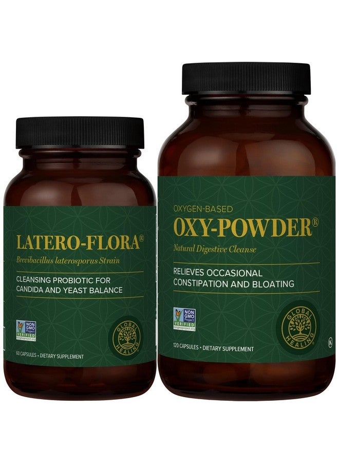 جلوبال هيلنغ سنتر برنامج تطهير القولون من مركز الشفاء العالمي، تطهير سريع لمدة 6 أيام مع تعليمات خطوة بخطوة - تطهير القولون الطبيعي القائم على الأكسجين مع مكمل البروبيوتيك لدعم الهضم الصحي - Image 1