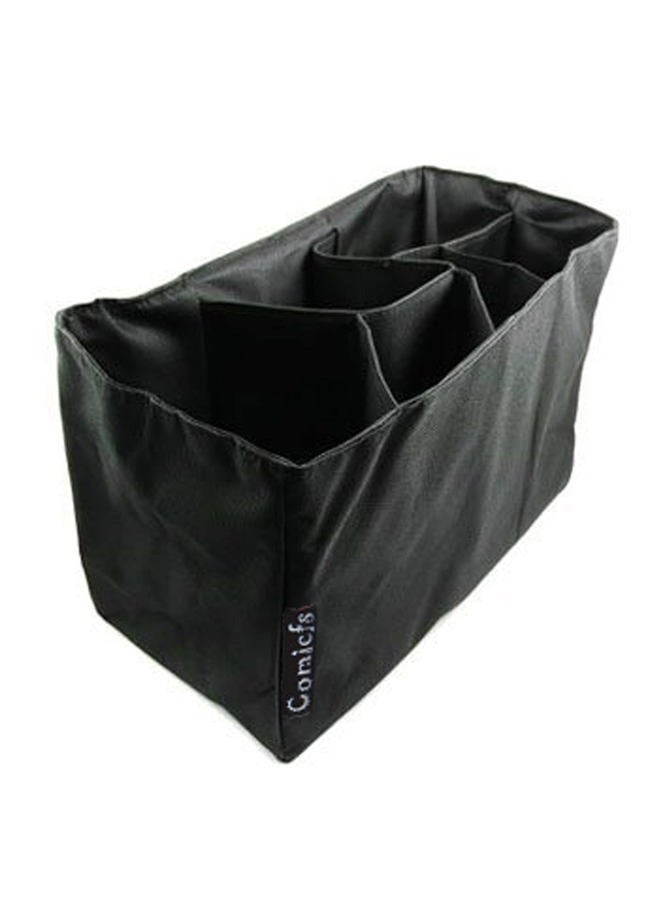 Comicfs Baby Diaper Bag Insert Organizer with Comicfs cleaning cloth (Dimensions: 12 X 6.4 X 8 Inch, Black) - Image 1