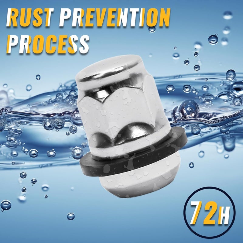 Mardarth Set of 20 Radius Lug Nuts with Washers - Image 5