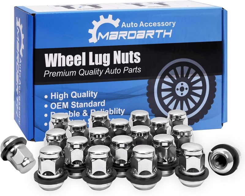 Mardarth Set of 20 Radius Lug Nuts with Washers - Image 1