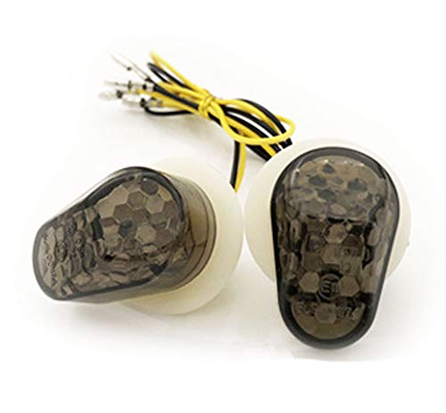 SAMDO Motorcycle Flush Mount LED Turn Signals Smoke For Yamaha FZ1 FZ6 FZR FAZER YZF R1 R6 R6S FZ1 FZ6 FZ8 FAZER XJ6 MT03 - Image 1