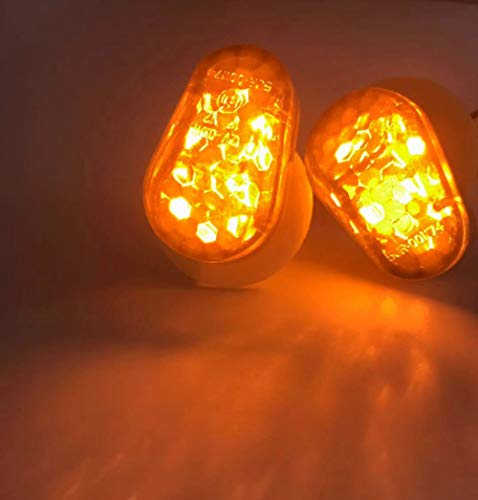 SAMDO Motorcycle Flush Mount LED Turn Signals Smoke For Yamaha FZ1 FZ6 FZR FAZER YZF R1 R6 R6S FZ1 FZ6 FZ8 FAZER XJ6 MT03 - Image 3