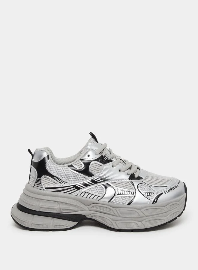 Styli Styli Women Textured Chunky Sneakers