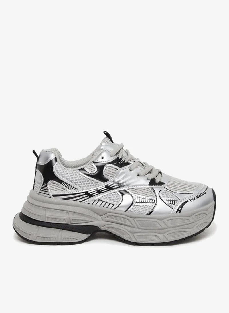Styli Active Women Textured Chunky Sneakers