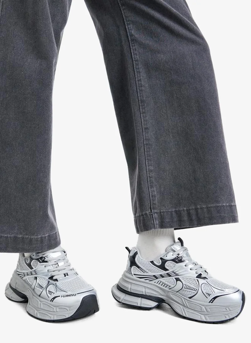 Styli Active Women Textured Chunky Sneakers