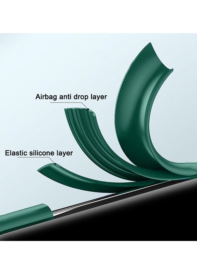 Wtech vivo V70 FE 5G 2026 Fashion TPU Soft Silicone Sides Texture Case Cover - Green - Image 5