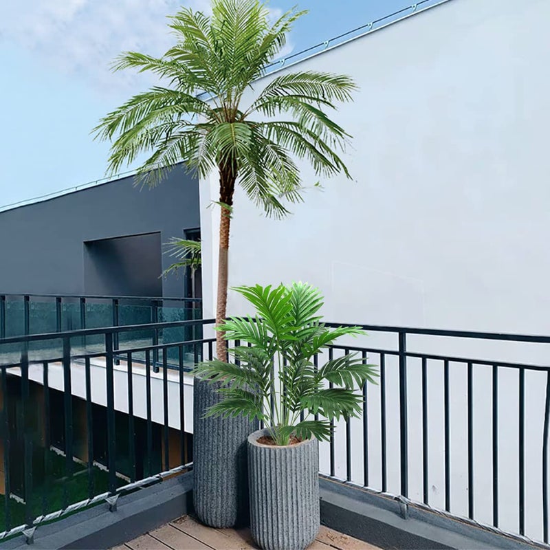 Beebel 30" Artificial Palm Plants Leaves Tropical Greenery Bush Imitation Faux Fake Palm Tree Leaf for Home Kitchen Party Flowers Arrangement Wedding Decorations - Image 5