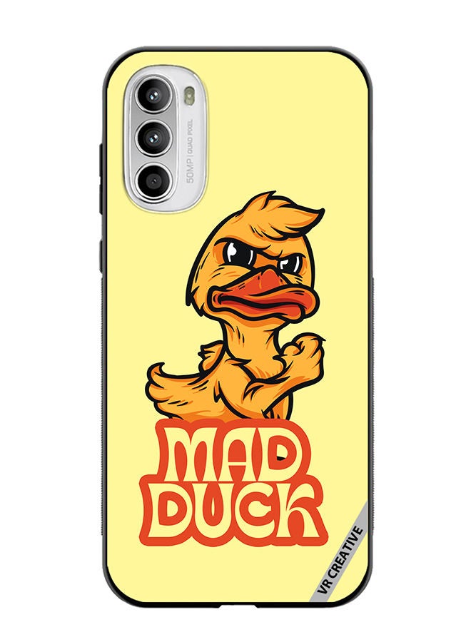 VR CREATIVE Protective Case Cover For Motorola Moto G82 Mad Duck Design Multicolour - Image 1