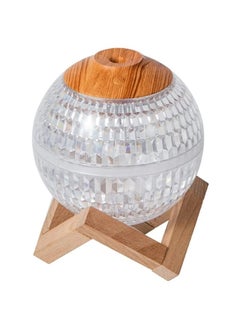 OTTAL 350 ml Crystal Ball Air Humidifier USB Portable Fragrance Diffuser Colorful LED Light Ultrasonic  - Image 1