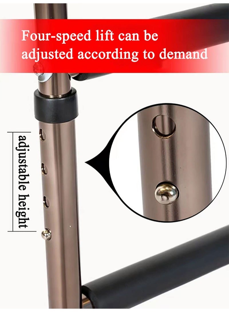 Aikanbo Stand Assist for Seniors with Storage Pocket, Adjustable Height Bed Rails for Seniors Sit to Stand, Portable Mobility & Daily Living Aids with Storage Pocket, Supports Up to 300LBS - Image 3