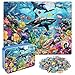 LELEMON Puzzles for Kids Ages 46Underwater World 100 Piece Puzzles for Kids in a Metal Box Educational Jigsaw Puzzles 100 Piece Puzzle Games Puzzle Toys for Girls and Boys - Image 2