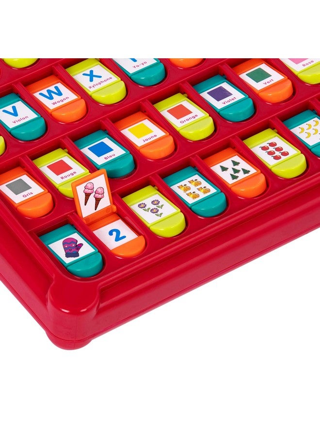 Battat - French Alphabet Toy For Learning - 50 Pop-Up Flaps - Letters, Words, Numbers, Colors, Shapes - Educational Toy For Toddlers, Kids - 3 Years + - Alphabet Cache-Cache - Image 3