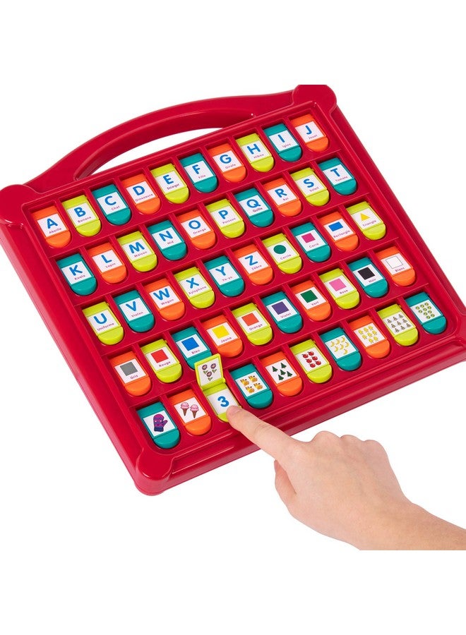 Battat - French Alphabet Toy For Learning - 50 Pop-Up Flaps - Letters, Words, Numbers, Colors, Shapes - Educational Toy For Toddlers, Kids - 3 Years + - Alphabet Cache-Cache - Image 4