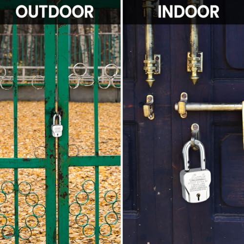 Link Atoot Extra 50MM Heavy-Duty Padlock | Triple Locking Mechanism | Hardened Steel Shackle | Rust-Resistant Body | 15-Year Warranty | Includes 3 Keys - Image 4