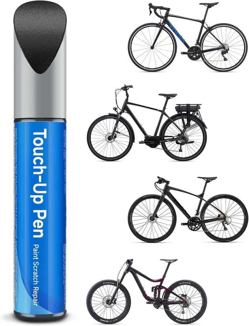 RSACET Gunmetal Black Matte(#252525) Bike Touch Up Paint Compatible with Giant Exact Match Bike Paint for Scratched or Chipped Bike Frames - Image 1