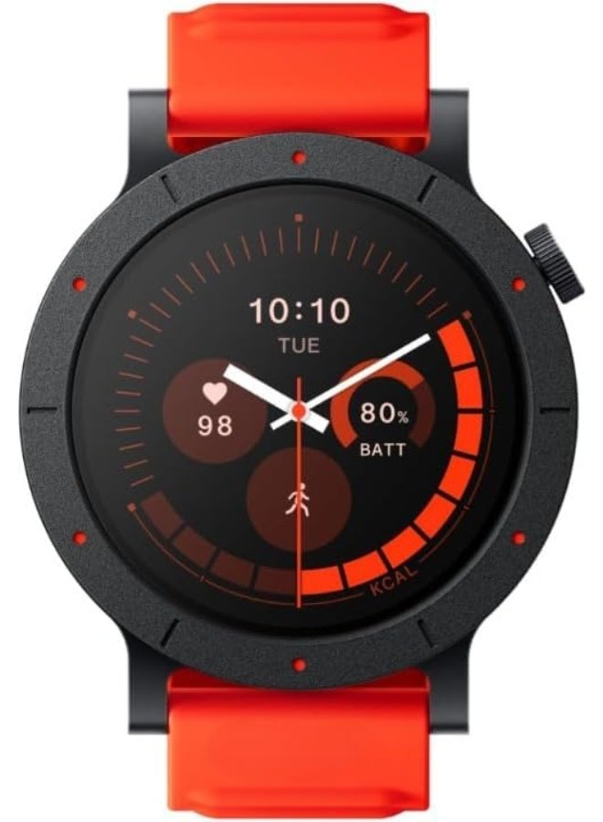 CMF Watch Pro 3 Smartwatch – 1.96” AMOLED Display, Bluetooth Calling, Fitness & Health Tracking, Long Battery Life, Orange Strap