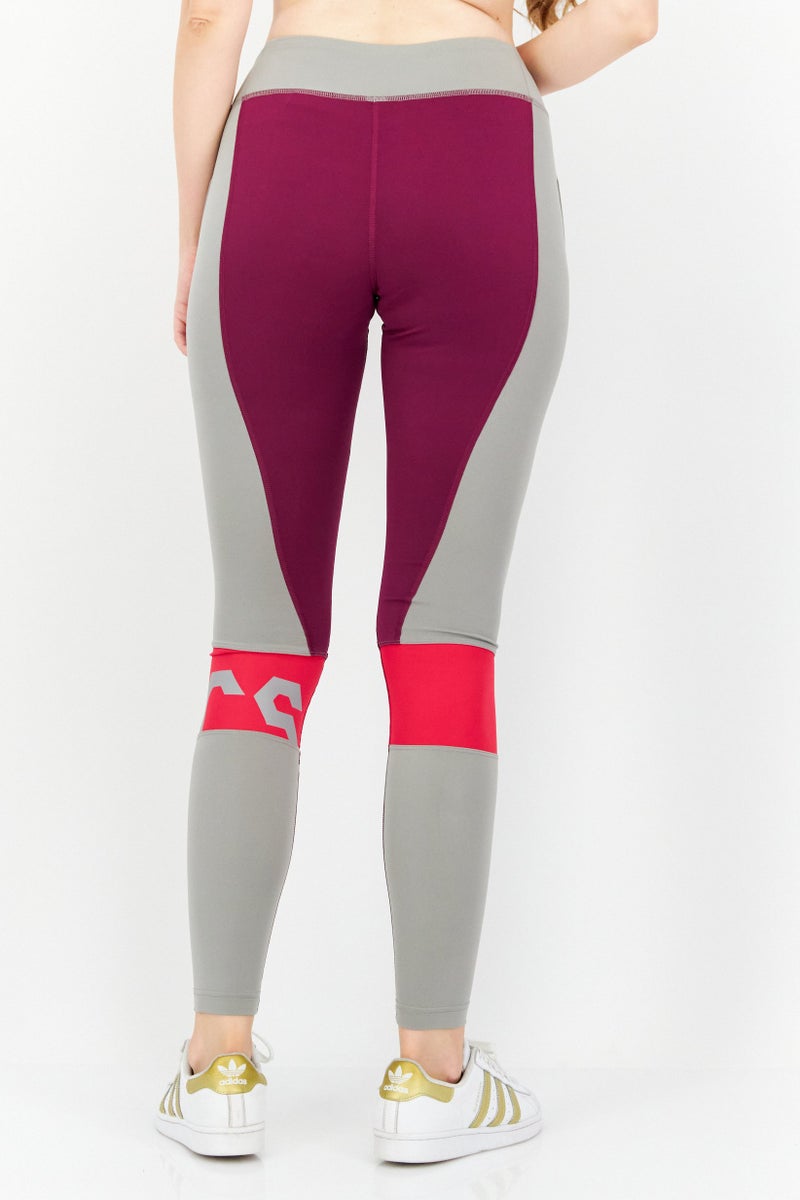 asics سراويل تدريب رياضية نسائية ضيقة، بنفسجي - Image 3