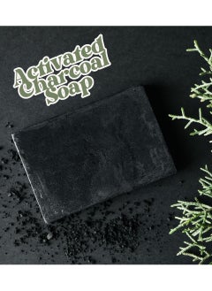 ALIF NATURALS Activated Charcoal Organic and Handmade Soap for Face and Body Cleanser  | 125g | Pack of 3  - Image 3