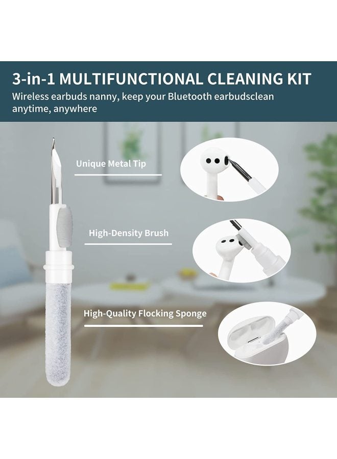 Multi Cleaning Pen Multi-purpose Cleaning Pen Bluetooth Headset Cleaning Pen Cleaning Artifact-Color:3in1/1 Generation/white-pearl Bag  - Image 4