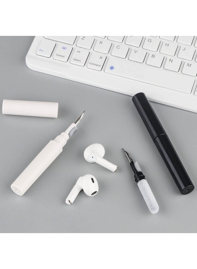 Multi Cleaning Pen Multi-purpose Cleaning Pen Bluetooth Headset Cleaning Pen Cleaning Artifact-Color:3in1/1 Generation/white-pearl Bag  - Image 2