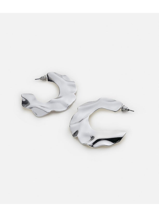 Ipekyol Textured Hoop Earrings  - Image 1