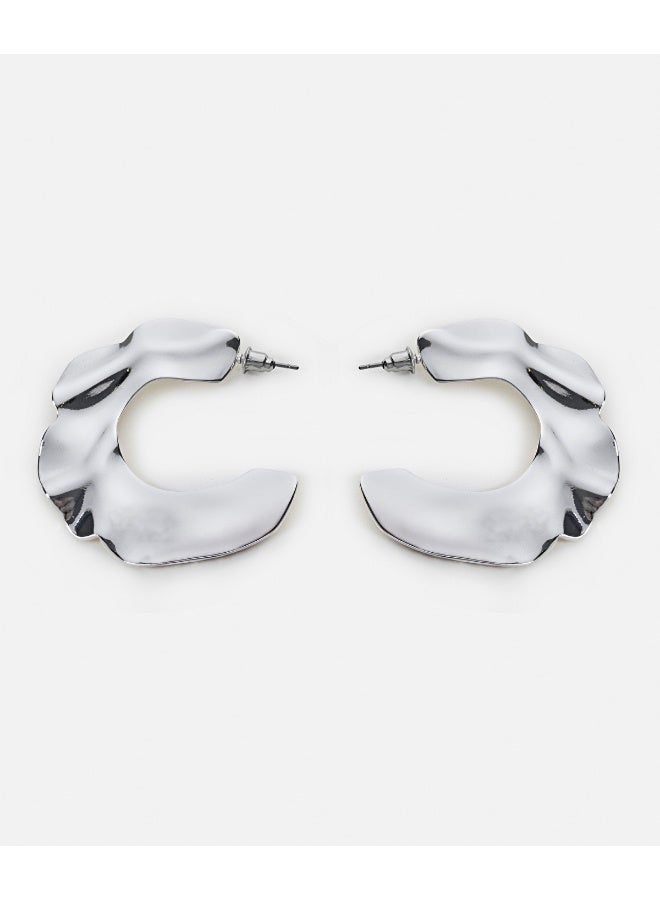 Ipekyol Textured Hoop Earrings  - Image 3