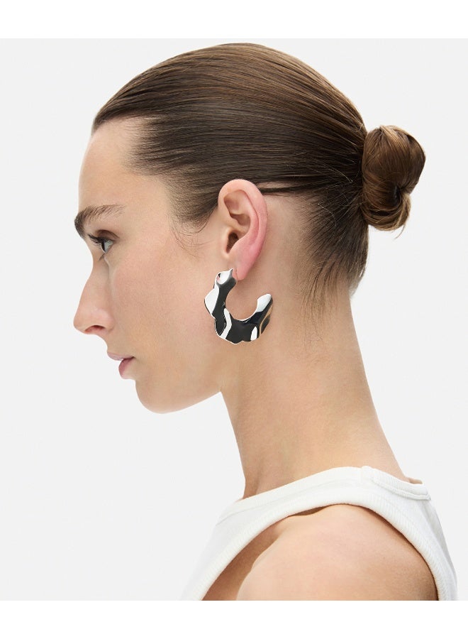 Ipekyol Textured Hoop Earrings  - Image 2