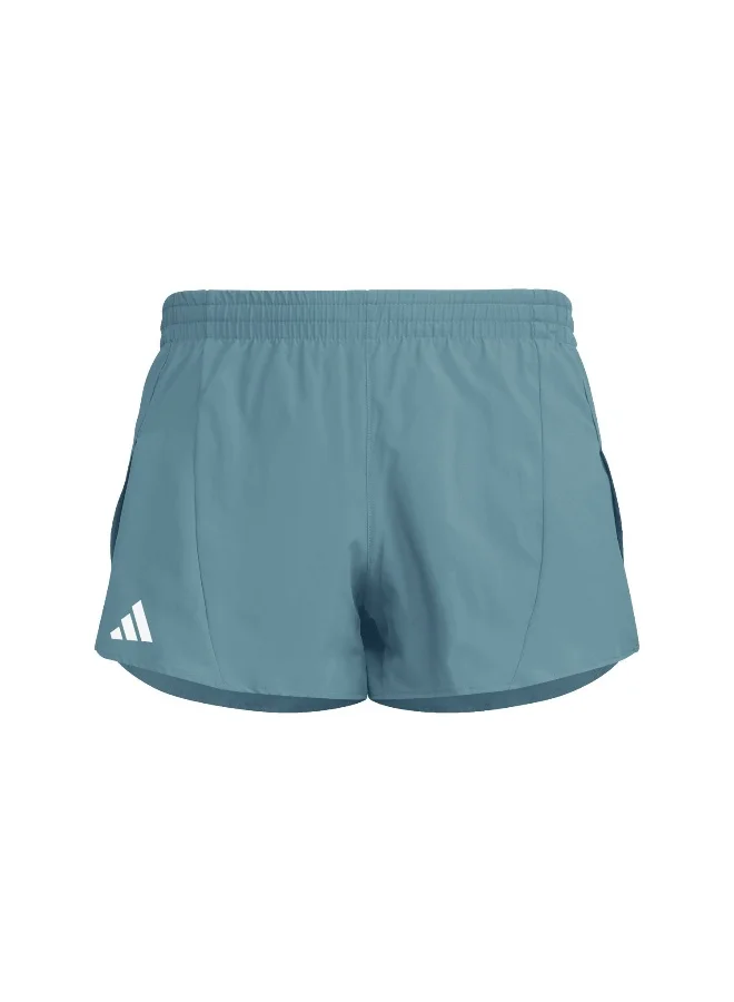 adidas Adidas Adizero E Split Green Shorts (1/4) Shorts For Men
