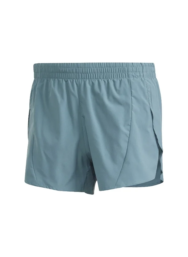 adidas Adidas Adizero E Split Green Shorts (1/4) Shorts For Men