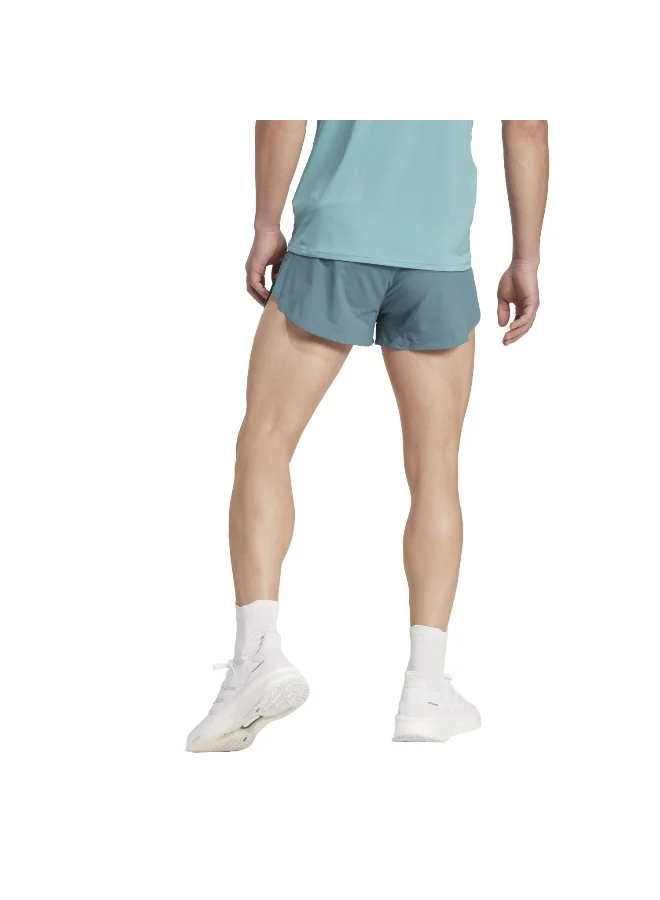 Adidas Adizero E Split Green Shorts (1/4) Shorts For Men