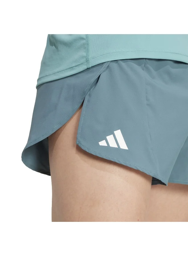 Adidas Adizero E Split Green Shorts (1/4) Shorts For Men