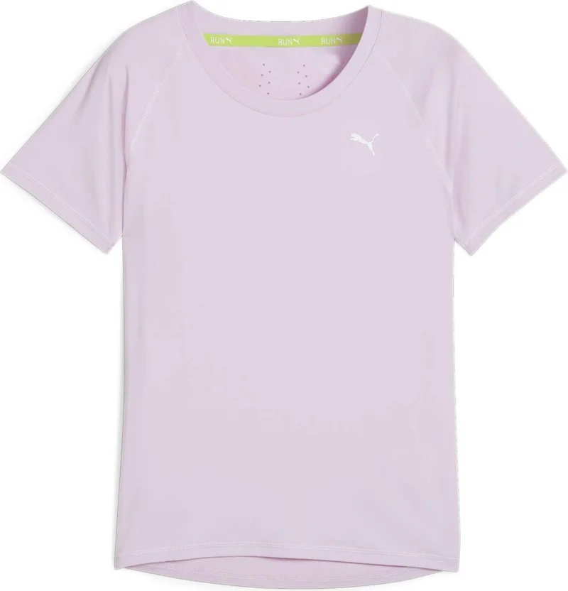 بوما Women's Grape Mist Run Cloudspun Ss Tee W Lilac Women's T-Shirt