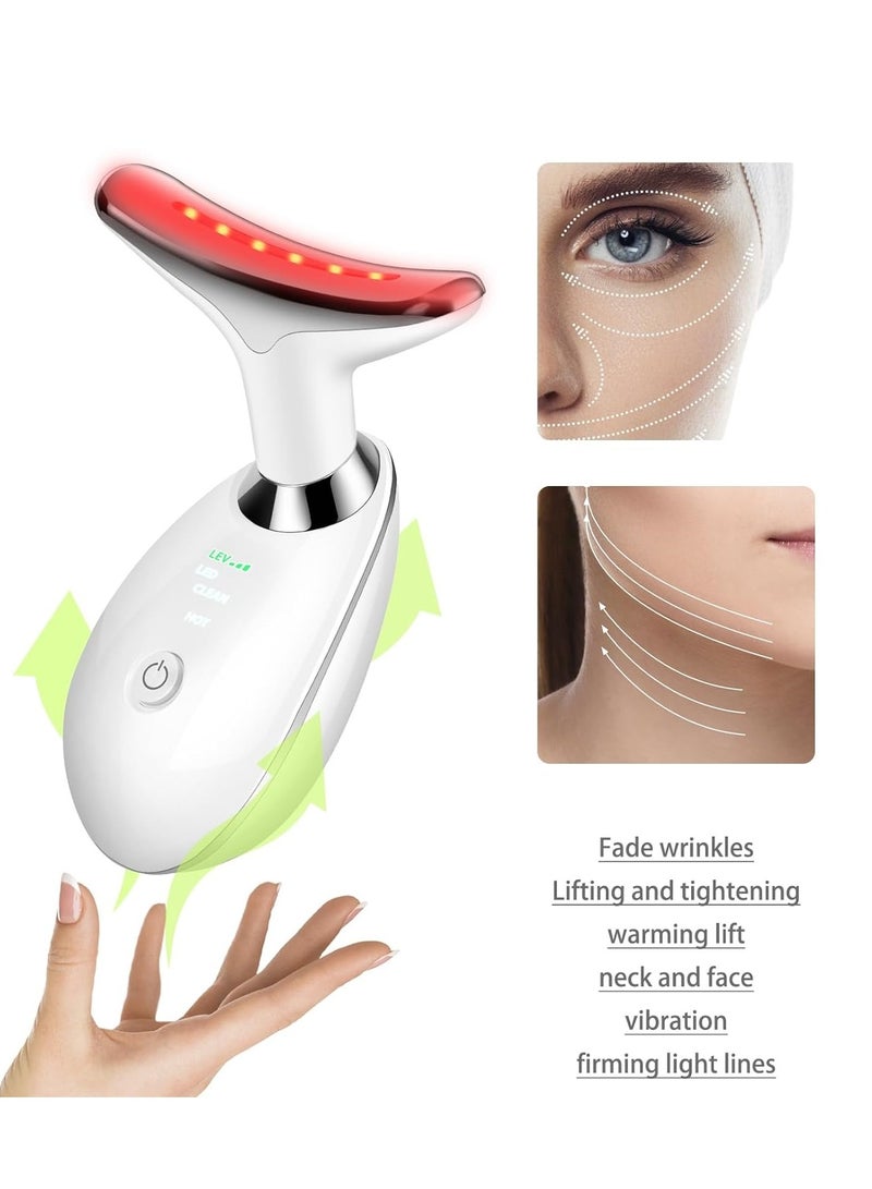 Loquat 7-in-1 Red-Light-Therapy-for-Face and Neck, Face Neck Massager for Daily Skin Care Routine, Skin Care Tool - Image 2