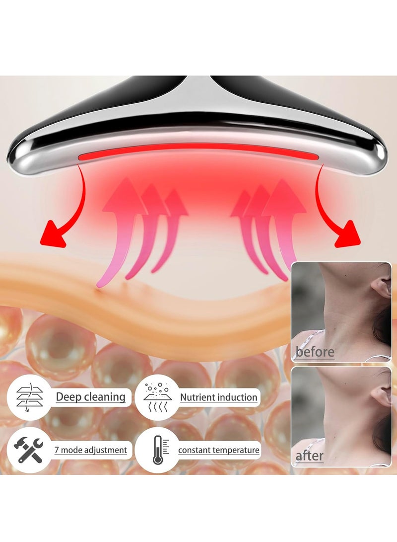 Loquat 7-in-1 Red-Light-Therapy-for-Face and Neck, Face Neck Massager for Daily Skin Care Routine, Skin Care Tool - Image 3
