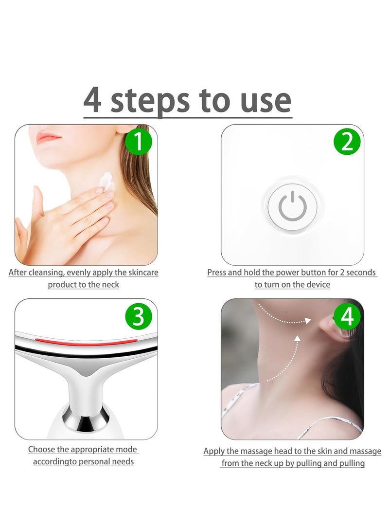 Loquat 7-in-1 Red-Light-Therapy-for-Face and Neck, Face Neck Massager for Daily Skin Care Routine, Skin Care Tool - Image 4