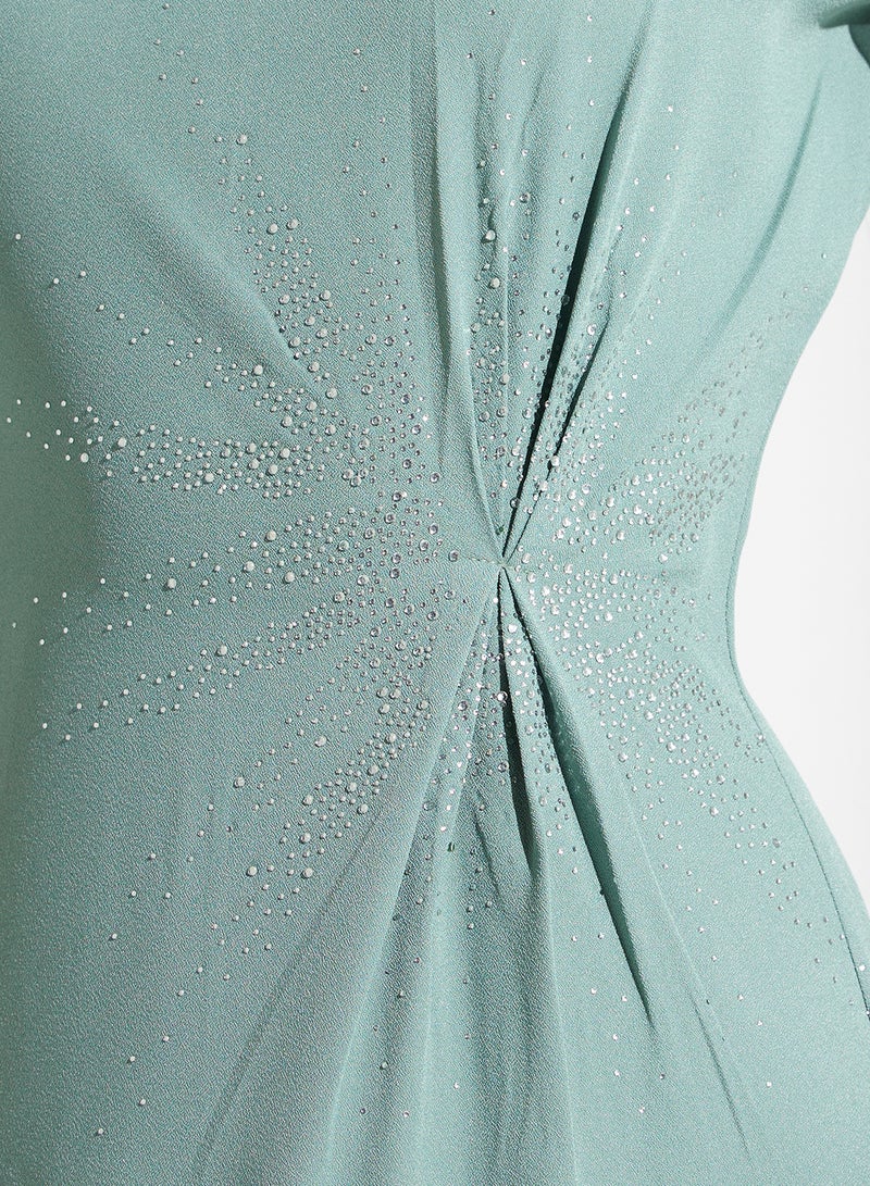 Namshi x Chiffon Overlay Maxi Dress - Image 4