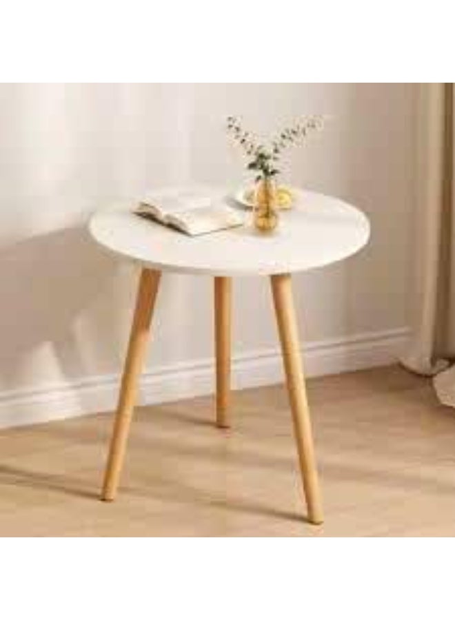white wooden table