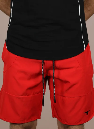 THUGFIT BlackHawk High-performance Men's Shorts (9" Inseam) - Red