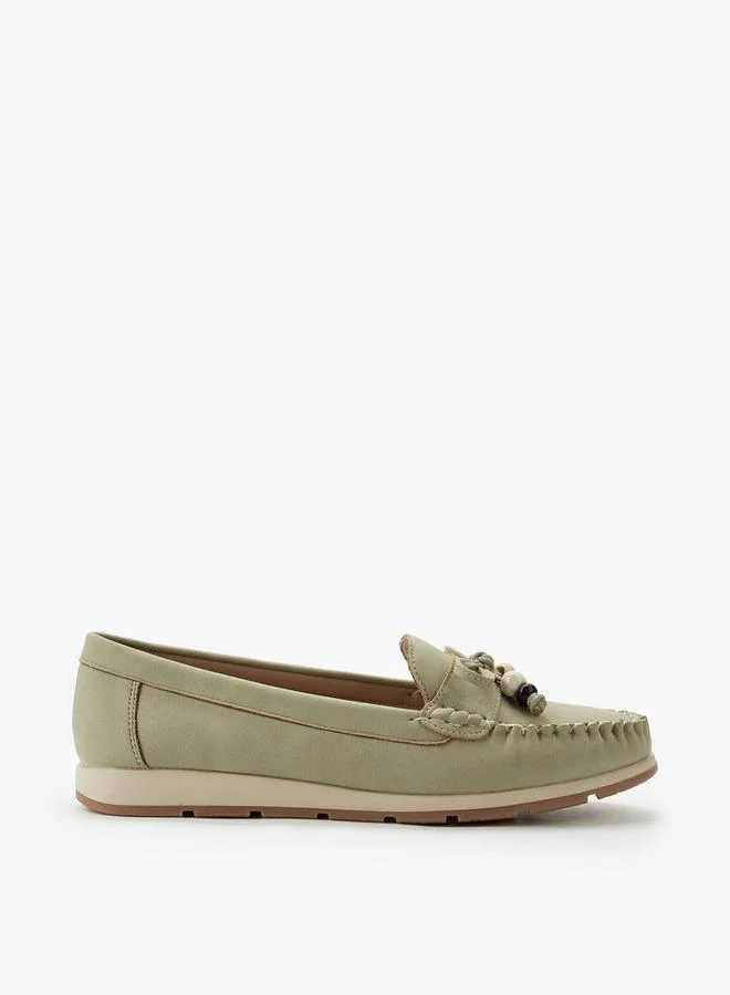 Le Confort Women Beaded Bow Moccasins