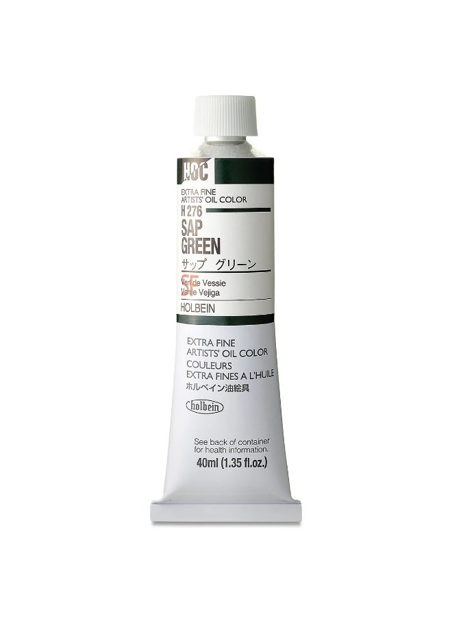 Holbein Artists' Oil Colors , 40ml -  Sap Green - Image 1