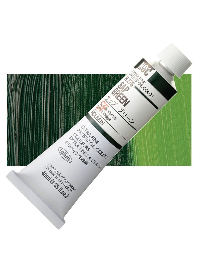 Holbein Artists' Oil Colors , 40ml -  Sap Green - Image 2