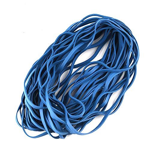 Mototo Large Rubber Bands 12 Inches Heavy Duty Large Rubber Bands Strong Elastic Bands for Office Supply, File Folders, Garbage Cans, 30 Pack (Blue) - Image 1