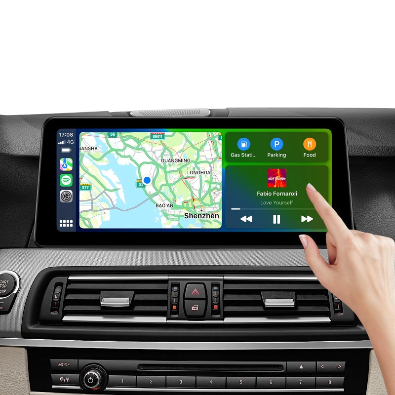 GTRUI 123Inch Car Stereo for BMW 5 Series F10 F11 20132016 NBT System Wireless CarPlay Android Auto Bluetooth Touch Screen GPS Naviagation Upgrade Factory Radio NBT123Linux - Image 2
